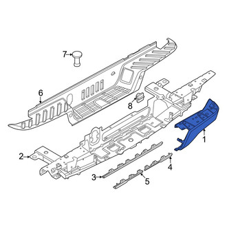 Ford OE - Rear Right Bumper Corner Cover