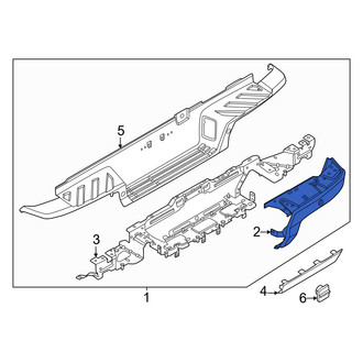 Ford OE - Rear Left Bumper Corner Cover