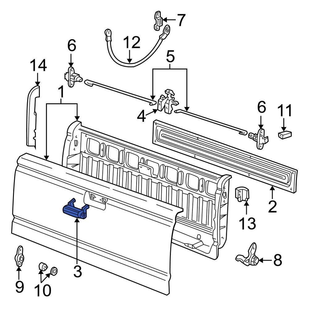 ford-oe-1l5z9943400aaa-rear-tailgate-handle