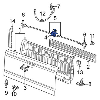 Ford OE - Rear Tailgate Lock Actuator Motor