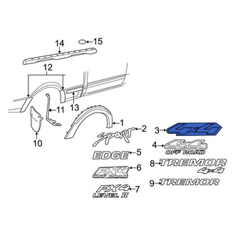 Ford OE - Rear Exterior Decal