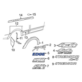 Ford OE - Rear Exterior Decal