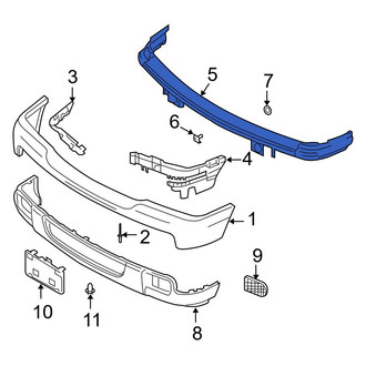 Ford OE - Front Bumper Cover Reinforcement
