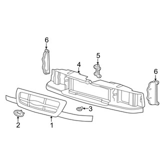 Ford OE - Grille & Components (Edge / Sport / XL / XLT)
