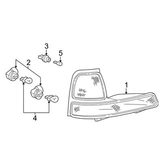 Ford OE - Front Lamps - Park & Side Marker Lamps (XL / XLT)