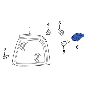 Ford OE - Rear Back Up Light Socket