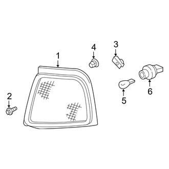 Ford OE - Front Lamps - Side Marker Lamps (Edge / Sport / XL / XLT)