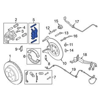 Ford OE - Rear Disc Brake Pad Set