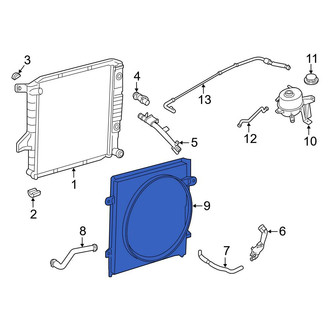 Ford OE - Engine Cooling Fan Shroud