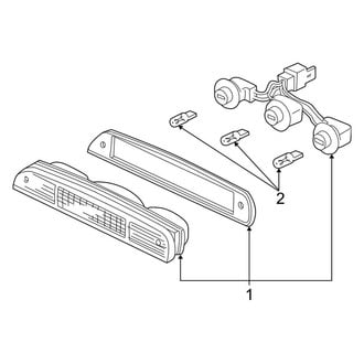 Ford OE - Rear Lamps - High Mount Lamps (Flex / Gas)