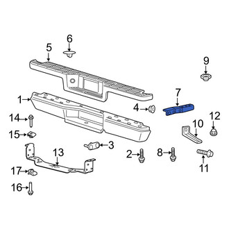 Ford OE - Rear Left Inner Bumper Face Bar Mount