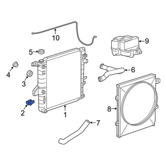 Ford OE - Lower Radiator Insulator