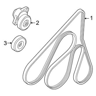 Ford OE - Cooling - Belts & Pulleys (Edge / XL / XLT 4.0L)