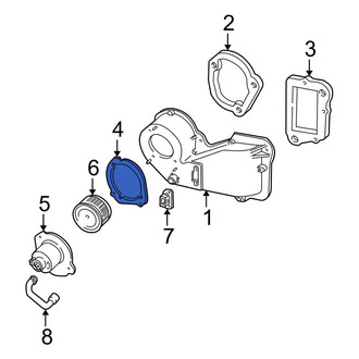 Ford OE - Rear HVAC Blower Motor Gasket
