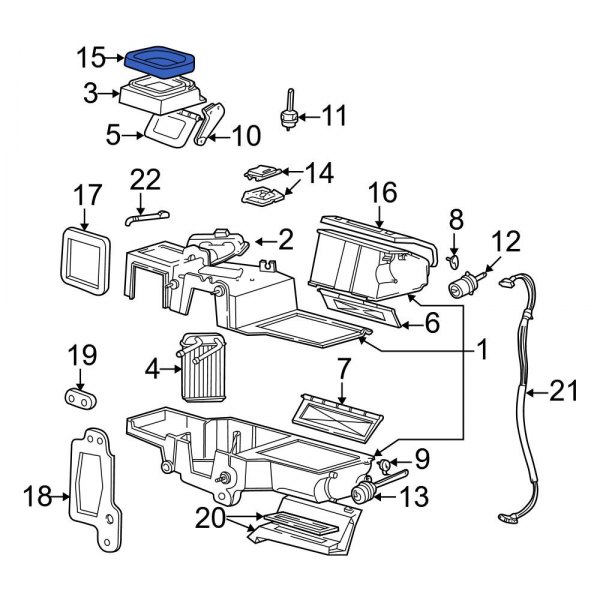 HVAC Air Inlet Housing Seal