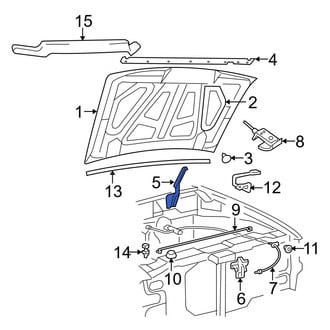 Ford OE - Front Left Hood Hinge