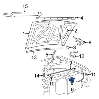 Ford OE - Front Hood Latch
