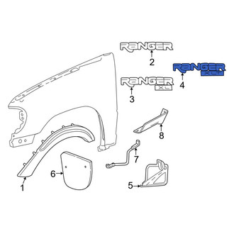 Ford OE - Front Fender Emblem
