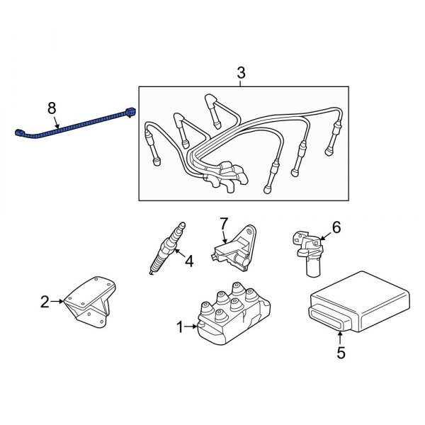 Ignition Knock (Detonation) Sensor