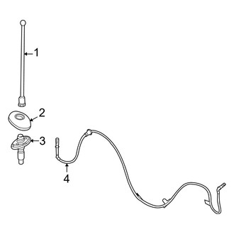Ford OE - Electrical - Antenna (W/O Satellite), (Flex / Gas)