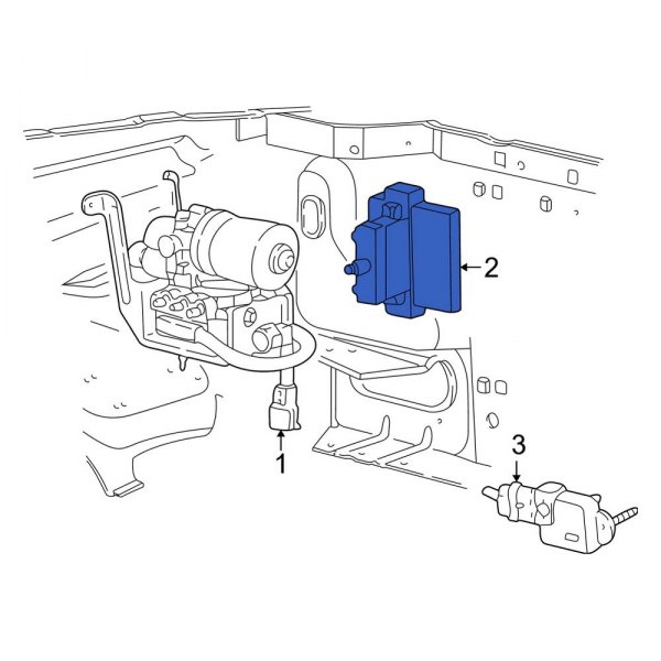 Ford OE 3L5Z2C219CA ABS Control Module