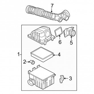 2003 Ford Ranger OEM Air Intake Parts | Filters — CARiD.com
