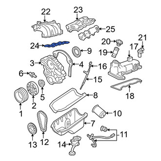 Ford OE - Fuel Injection Plenum Gasket