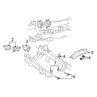Ford OE - Automatic Transmission Mount Nut
