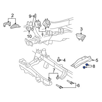 Ford OE - Automatic Transmission Mount Nut