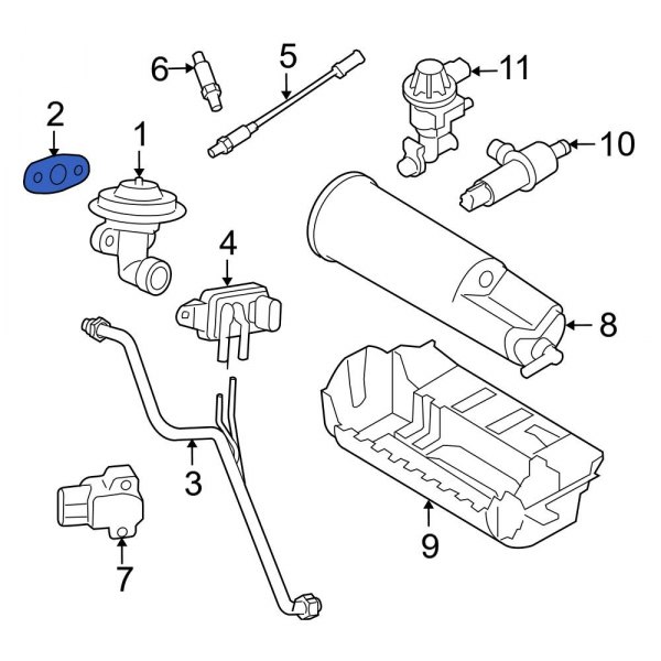 Exhaust Gas Recirculation (EGR) Valve Gasket