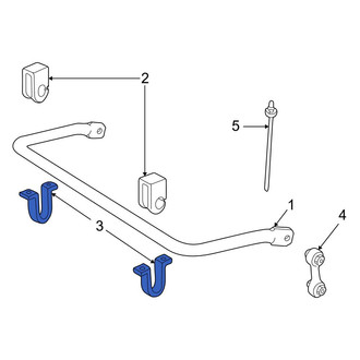 Ford OE - Front Suspension Stabilizer Bar Bracket