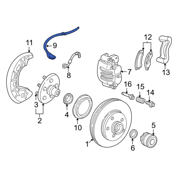 ABS Wheel Speed Sensor