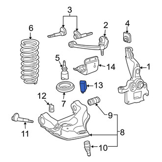 Ford OE - Front Coil Spring Damper
