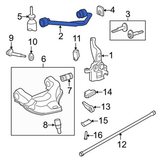 Ford OE - Front Left Upper Suspension Control Arm