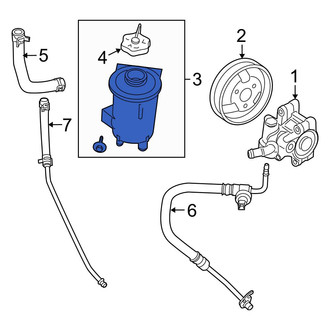 Ford OE - Power Steering Reservoir