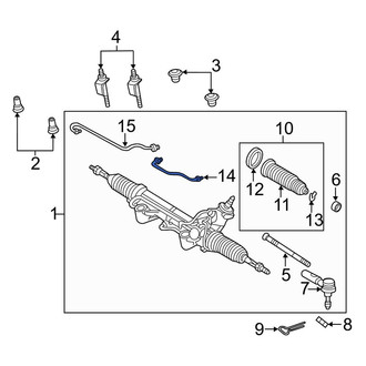 Ford OE - Front Power Steering Line