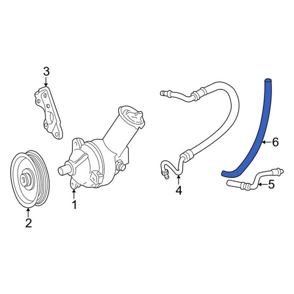 Power Steering Return Hose