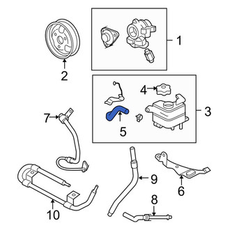 Ford OE - Power Steering Reservoir Hose