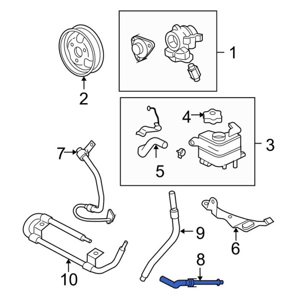 Power Steering Return Hose