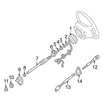 Ford OE - Steering Column - Shaft & Internal Components (With Tilt Wheel)