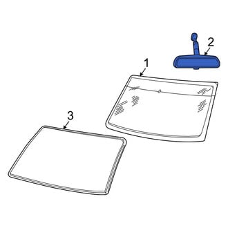Ford OE - Front Interior Rear View Mirror