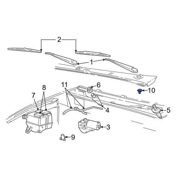 Windshield Washer Nozzle