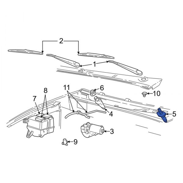 Windshield Wiper Linkage