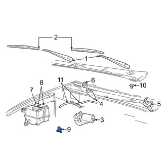 Ford OE - Windshield Washer Pump