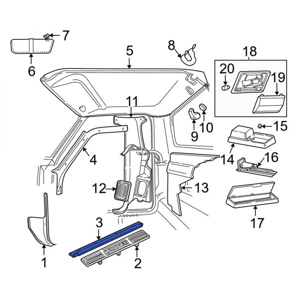 Door Sill Plate