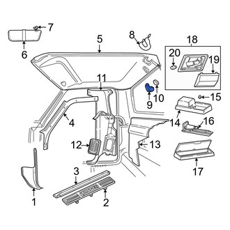 Ford OE - Coat Hook