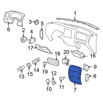 Ford OE - Center Instrument Panel Bezel