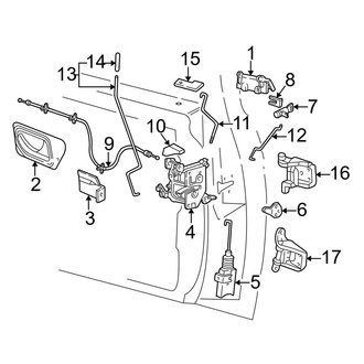 Ford OE - Front Door - Lock & Hardware