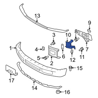 Ford OE - Front Right Fog Light Trim