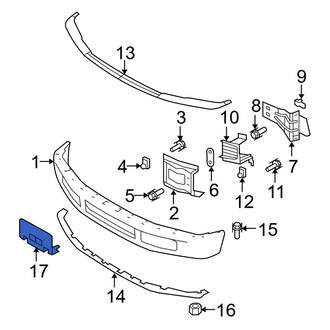 Ford OE - License Plate Bracket